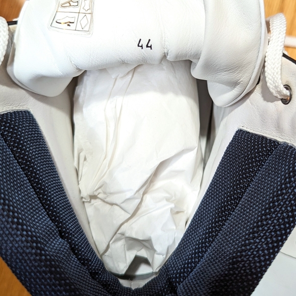 Umit Benan High Top Blue White Sneakers Men's Shoes Rick Owens Italy 44 11 - Picture 8 of 11